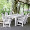 Highwood Usa Hamilton 7pc Rectangular Outdoor Patio Furniture Dining Set 72 x 42 AD-ST7HM1CO4AA-WHE - alternate 2